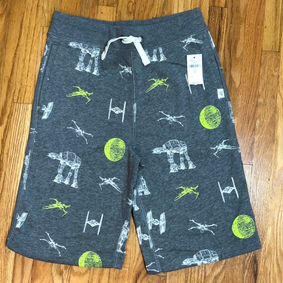 NWT Gap Star Wars Fleece Shorts Size L Kids - Picture 8 of 8
